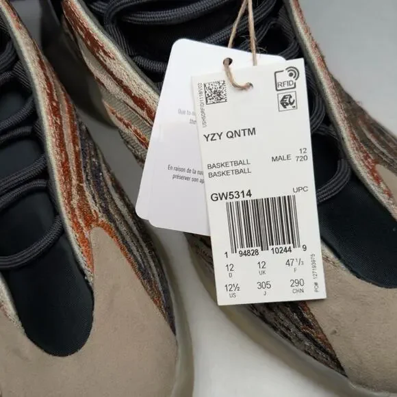 Adidas Yeezy QNTM “Flash Orange” | GW5314 | 12.5M | NIB - Picture 10 of 15